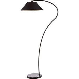 image:imageSAFAVIEH Lighting Collection Lumi MidCentury Modern Retro Scandinavian Black 69inch Living Room Bedroom Home Office Standing Arc Floor Lamp LED Bulb Included