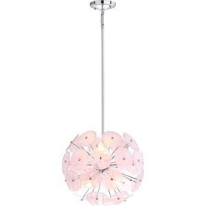 image:imageSAFAVIEH PND4019A Collection Montana Pendant Light SilverWhite