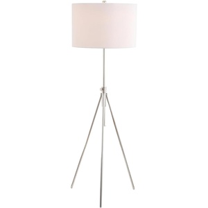 image:imageSafavieh FLL4007A Lighting Collection Cipriana Nickel Adjustable Floor LampSilver  White