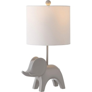 image:imageSafavieh Kids Lighting Collection Ellie Elephant Grey Ceramic 20inch Bedroom Living Room Home Office Desk Nightstand Table Lamp LED Bulb IncludedGray