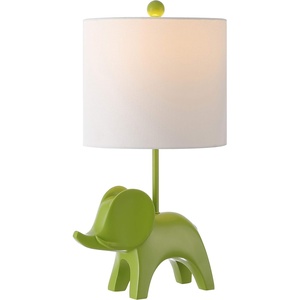image:imageSafavieh Kids Lighting Collection Ellie Elephant Grey Ceramic 20inch Bedroom Living Room Home Office Desk Nightstand Table Lamp LED Bulb IncludedGreen