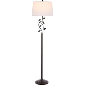 image:imageSafavieh Lighting Collection Rudy 62inch Black Iron Floor Lamp LED Bulb Included