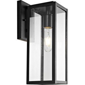 image:imageSafavieh Lighting Norsan Black Outdoor Wall Lantern LED Bulb Included
