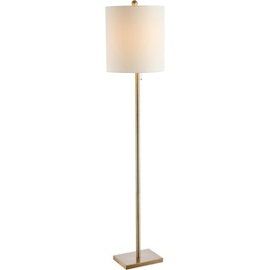 image:imageSafavieh Lighting Octavius Brass Gold 61inch Floor Lamp LED Bulb Included