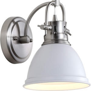 image:imageSafavieh SCN4053A Lighting Lawson Brush Nickel BathroomWhite