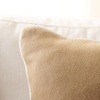 image:imageSAFAVIEH Alaia Pillow IvoryBrownCamelIvory
