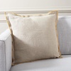 image:imageSAFAVIEH Amal 20x20 Pillow NaturalMustard