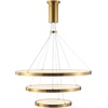 image:imageSAFAVIEH Couture Lighting Collection Meranda Modern White 3Tier LED ChandelierGold