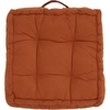 image:imageSAFAVIEH Gardenia Glam 18inch Dark Turquoise Velvet Square Floor Pillow Hunter GreenRust