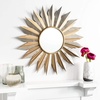 image:imageSAFAVIEH Home Bianca Gold Sunburst 41inch Decorative Accent Mirror