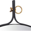 image:imageSAFAVIEH Home Chandlen Black Matte 30inch High Decorative Accent Mirror