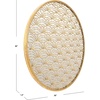 image:imageSAFAVIEH Home Chanti Gold Foil 30inch Decorative Accent Mirror