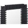 image:imageSAFAVIEH Home Collection  Brom 26 x 36 Rectangular Wall MirrorBlack