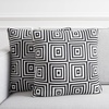 image:imageSAFAVIEH Home Collection PLS402 Pillow BlackIvory 2 Count