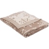 image:imageSAFAVIEH Home Rustic Snowflake Stone and Natural Throw Blanket 50 x 60