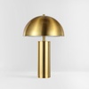 image:imageSAFAVIEH Lighting  Iria 205Inch Metal Table Lamp  Gold  Modern Mushroom Design  Ideal for Living Room Bedroom Entryway Home Office  LED Bulb Included TBL4319A