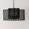 image:imageSAFAVIEH Lighting Collection Brynora NaturalGold 4Light Adjustable Pendant Chandelier Hanging Light Fixture Ideal for Dining Room Kitchen Island Entryway LED Bulbs IncludedBlack