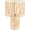 image:imageSAFAVIEH Lighting Collection Elara Rattan White 25inch Table Lamp LED Bulb IncludedNatural