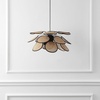 image:imageSAFAVIEH Lighting Collection Luana 3Light Brown amp Natural Rattan Adjustable Pendant Hanging Light Fixture LED Bulb IncludedBrownNatural