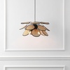 image:imageSAFAVIEH Lighting Collection Luana 3Light Brown amp Natural Rattan Adjustable Pendant Hanging Light Fixture LED Bulb IncludedBrownNatural