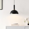 image:imageSAFAVIEH Lighting Collection Montecito BlackBrass Gold Adjustable Pendant Hanging Light Fixture Ideal for Dining Room Kitchen Island Entryway LED Bulb Included