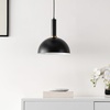 image:imageSAFAVIEH Lighting Collection Montecito BlackBrass Gold Adjustable Pendant Hanging Light Fixture Ideal for Dining Room Kitchen Island Entryway LED Bulb Included
