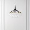 image:imageSAFAVIEH Lighting Collection Novellia Modern BlackGold 8Light Adjustable Chandelier Light Fixture Ideal for Dining Room Living Room amp Kitchen LED Bulbs Included