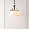 image:imageSAFAVIEH Lighting Collection Samora Farmhouse WhiteBlack 3Light Adjustable Pendant Chandelier Hanging Light Fixture Ideal for Dining Room Kitchen Island Foyer Entryway LED Bulbs Included