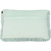 image:imageSAFAVIEH Pillow Collection Shag Modish 20 Throw Metallic BronzeLight Blue