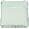 image:imageSAFAVIEH Pillow Collection Shag Modish 20 Throw Metallic BronzeLight Blue