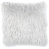 image:imageSAFAVIEH Pillow Collection Shag Modish 20 Throw Metallic BronzeMetallic Silver