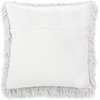 image:imageSAFAVIEH Pillow Collection Shag Modish 20 Throw Metallic BronzeMetallic Silver