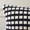 image:imageSAFAVIEH Shay 18x18 Pillow BlackIvory