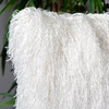 image:imageSAFAVIEH Soleil IndoorOutdoor Shag Throw Pillow BluePearl