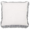 image:imageSAFAVIEH Soleil IndoorOutdoor Shag Throw Pillow BlueSilver