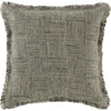 image:imageSAFAVIEH Terra 20x20 Pillow BlackNatural