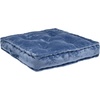 image:imageSafavieh Belia Glam 18inch Light Grey Velvet Square Floor PillowBlue