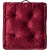 image:imageSafavieh Belia Glam 18inch Light Grey Velvet Square Floor PillowBurgundy