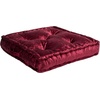 image:imageSafavieh Belia Glam 18inch Light Grey Velvet Square Floor PillowBurgundy