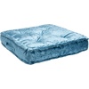 image:imageSafavieh Belia Glam 18inch Light Grey Velvet Square Floor PillowDark Turquoise
