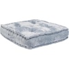 image:imageSafavieh Belia Glam 18inch Light Grey Velvet Square Floor PillowGrey