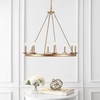 image:imageSafavieh CHA4016A Fauna OilRubbed Bronze 8Light Linear Oil Rub BronzeGold