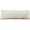 image:imageSafavieh Cali Shag Throw Pillow SilverIvory
