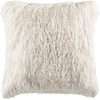 image:imageSafavieh Cali Shag Throw Pillow SilverIvory