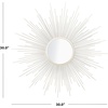image:imageSafavieh Home Collection Alves 30inch Champagne Sunburst Round Mirror