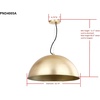 image:imageSafavieh Lighting Collection Archer Dome 21 Adjustable Pendant