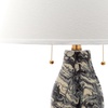 image:imageSafavieh Lighting Collection Color Swirls Glass Navy and White Table Lamp Set of 2BlackWhite  Set of 2