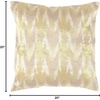 image:imageSafavieh Pillow Collection Throw Pillows 20 by 20Inch Boho Chic Metallic Silver Set of 2Metallic Earth