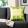 image:imageSafavieh Pillow Collection Throw Pillows 20 by 20Inch Boho Chic Metallic Silver Set of 2Neon  Citrus