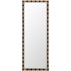 image:imageSAFAVIEH Home Collection  Azaria Black amp Natural Beaded Full Length Wall Mirror Decorative Pine Wood Frame Vertical Hanging Accent MRR9028ABlackNatural